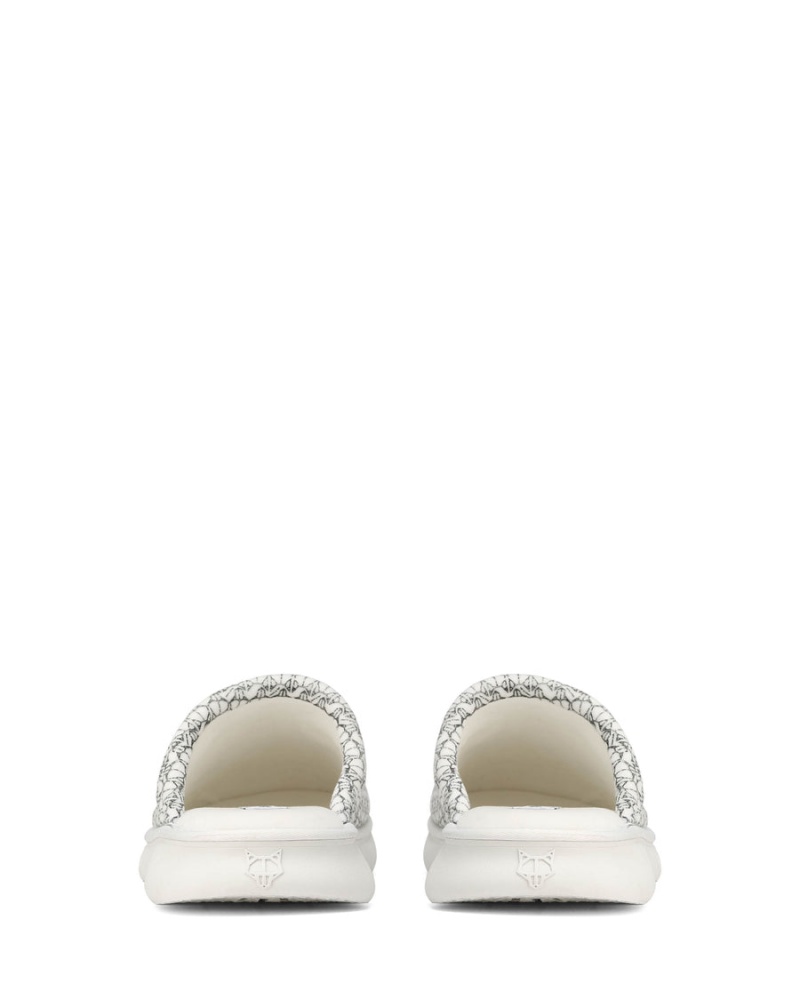 White Naked Wolfe Ohio Men's Slippers | KKE6067DJ