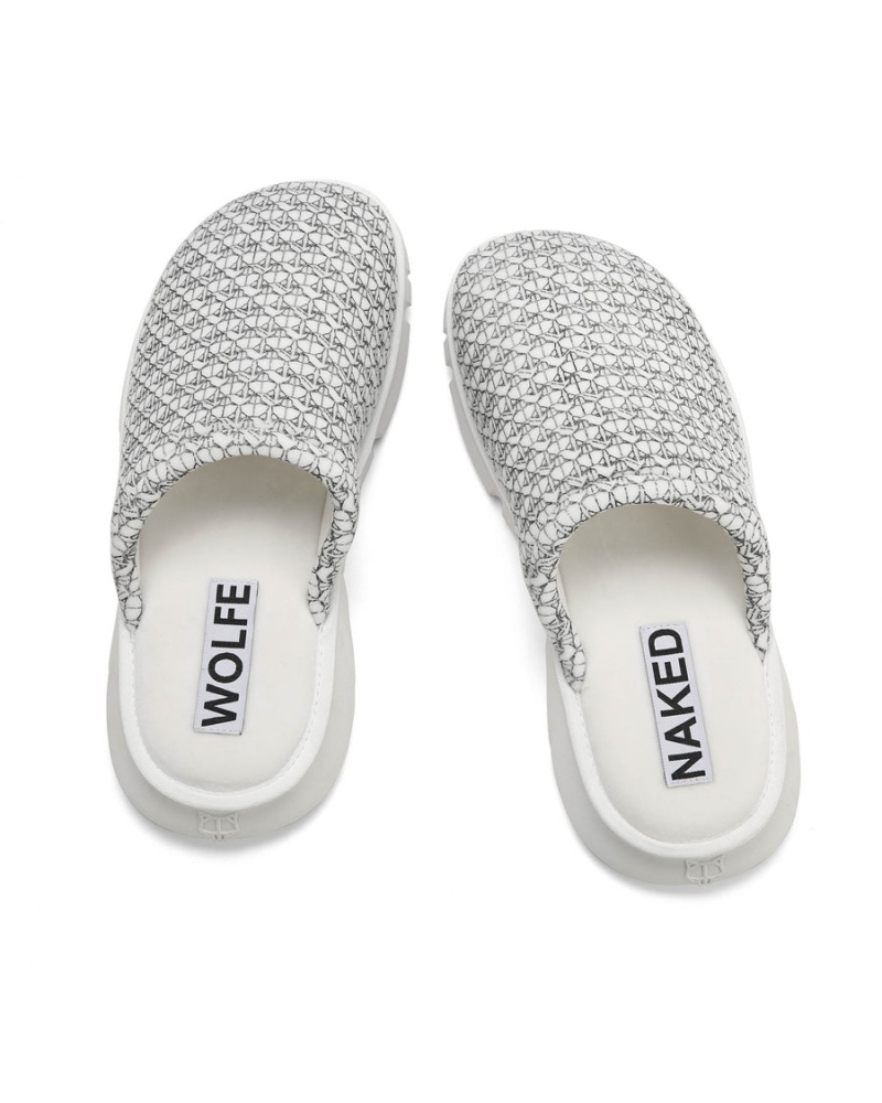 White Naked Wolfe Ohio Men's Slippers | KKE6067DJ